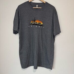 Arizona Embroidered Desert Sunset Graphic Tee – XXL